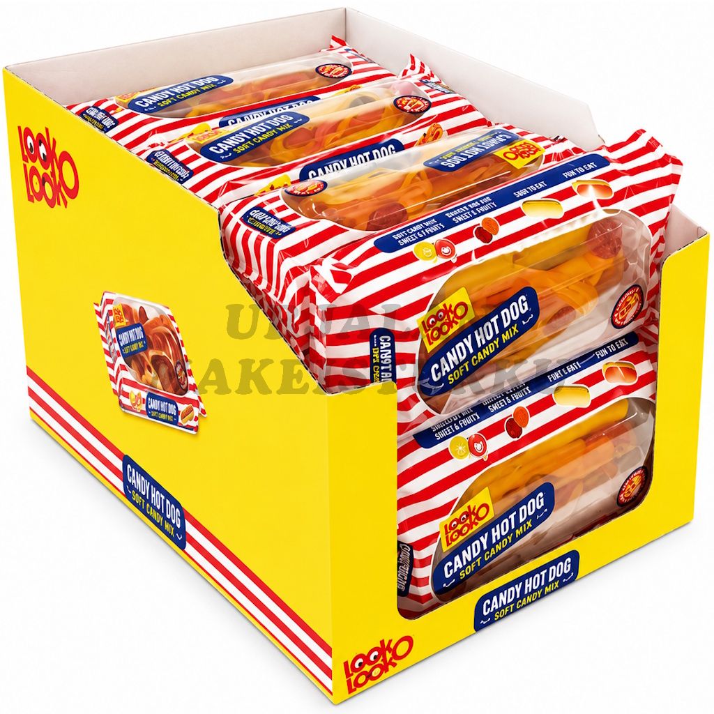 Look-o-Look Candy Hot Dog 100g x 17kpl