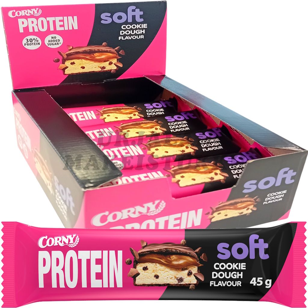 Corny Soft Protein Cookie Dough proteiinipatukka 45g x 12kpl