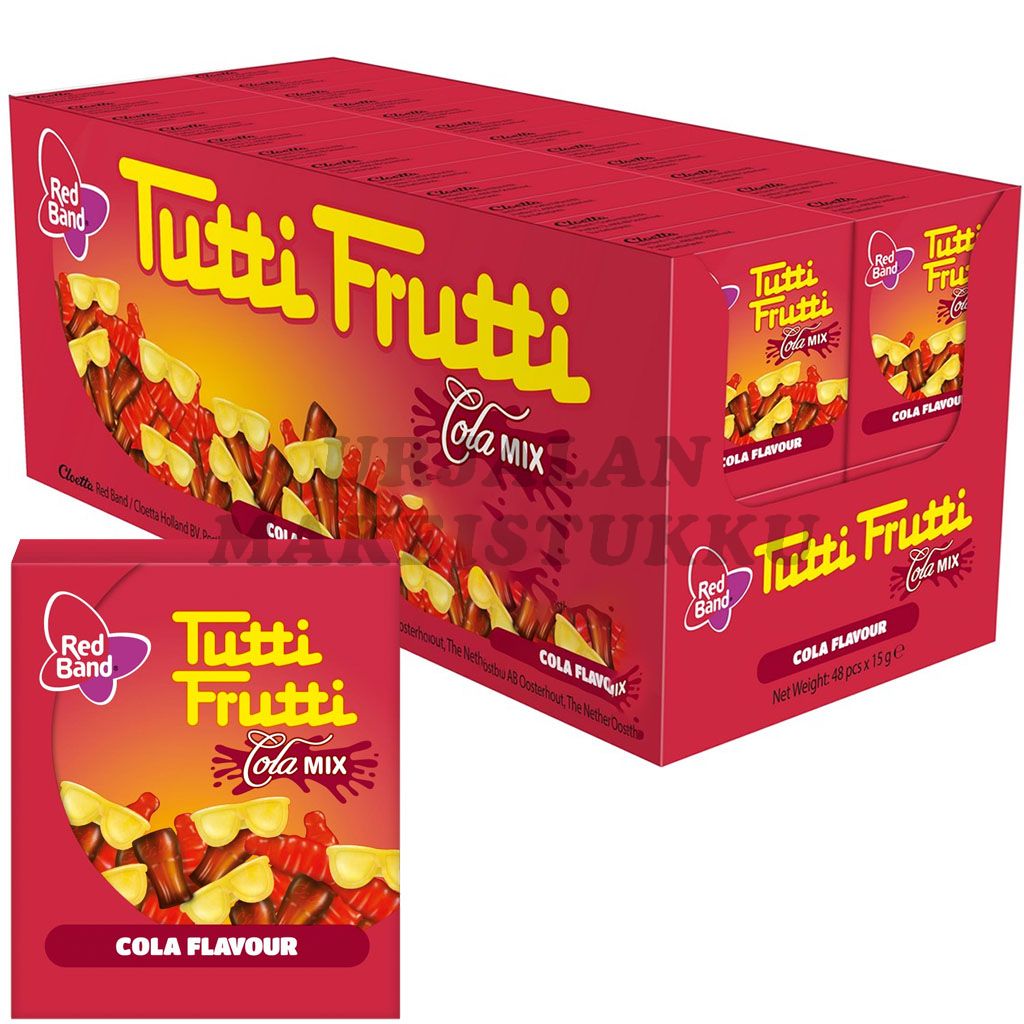Red Band Tutti Frutti Cola Mix 15g x 48kpl