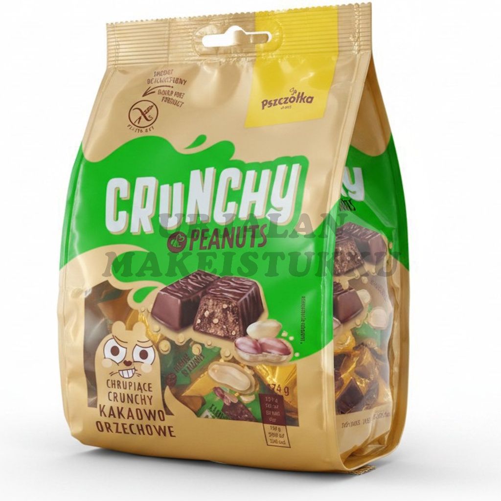Crunchy Choco Peanuts Suklaacrisp makeiset 174g