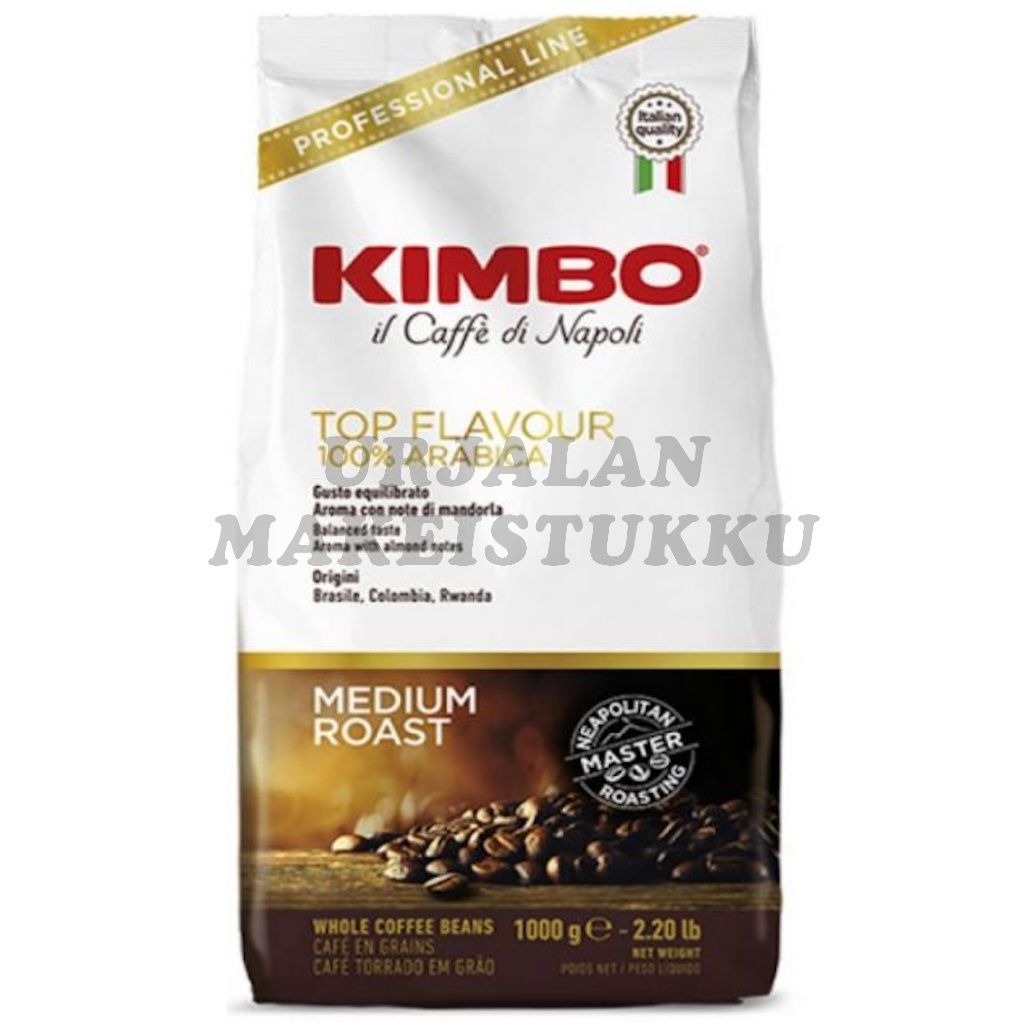 Kimbo Top Flavour 100% Arabica kahvipapu 1kg