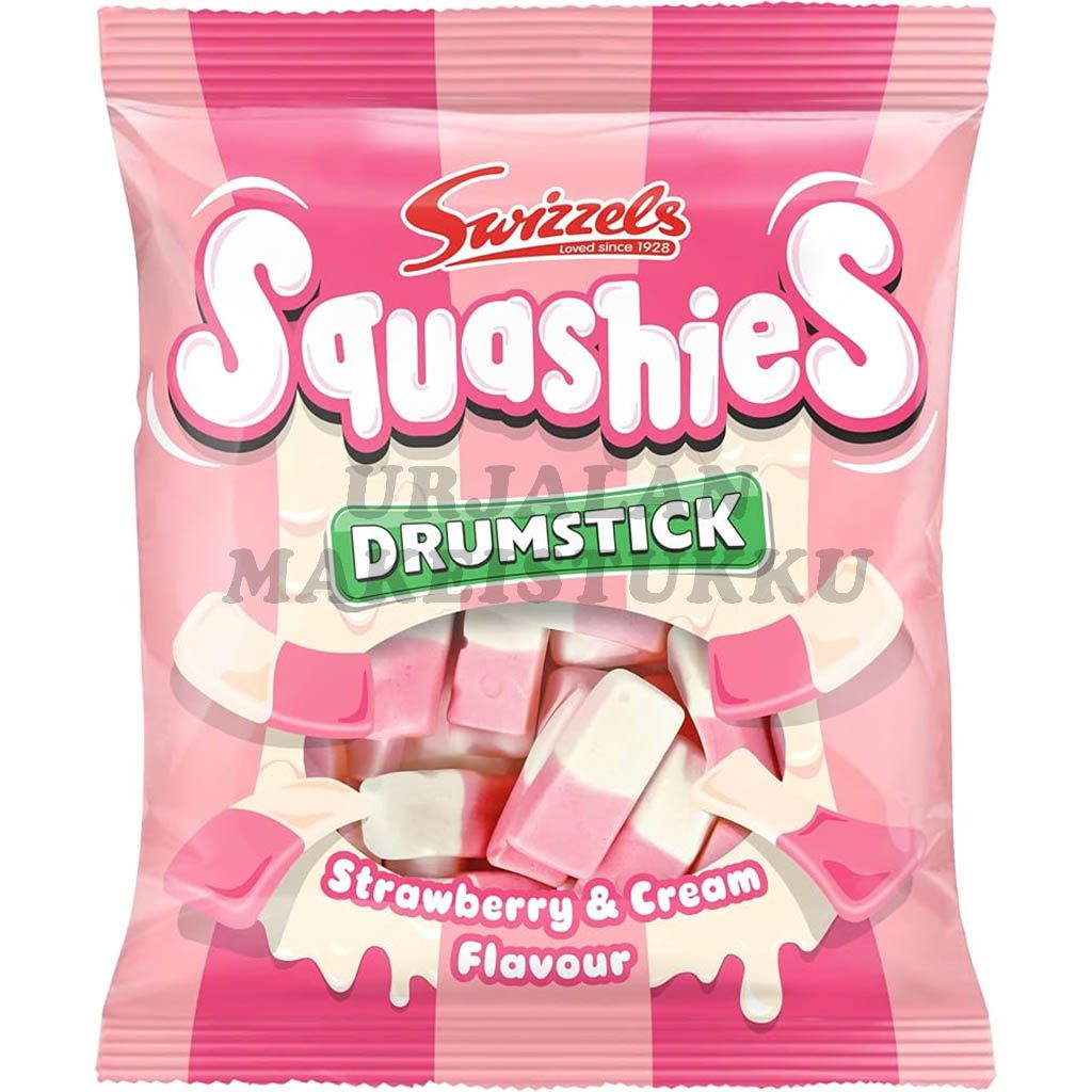 Swizzels Drumstick Squashies Strawberry & Cream 120g