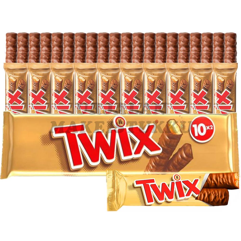 Twix suklaapatukka 10-pack (20 x 25g)