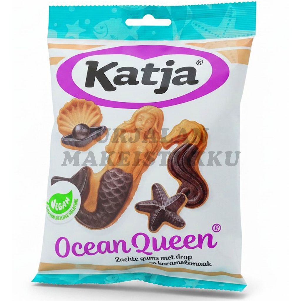 Katja Ocean Queen karamelli-salmiakkilakritsi 250g