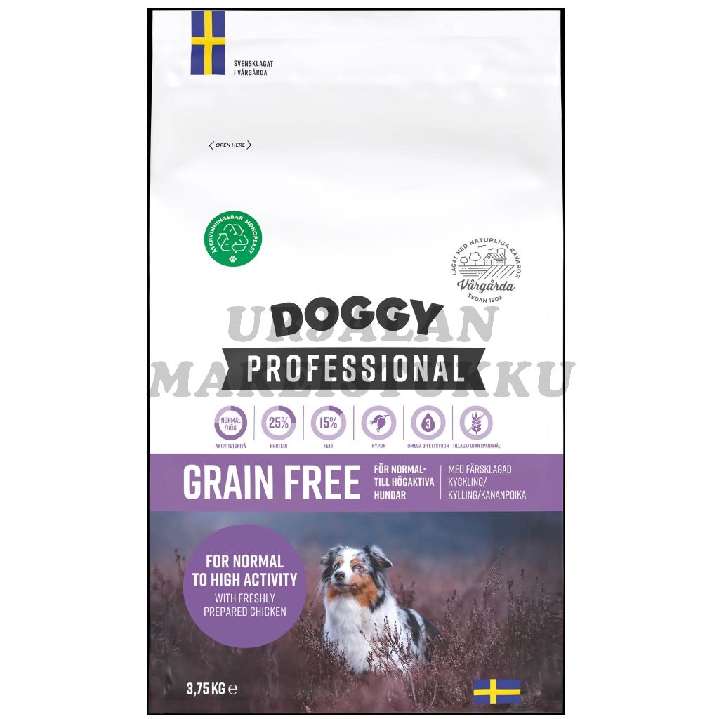 Doggy Professional Grain Free koiranruoka 3,75kg