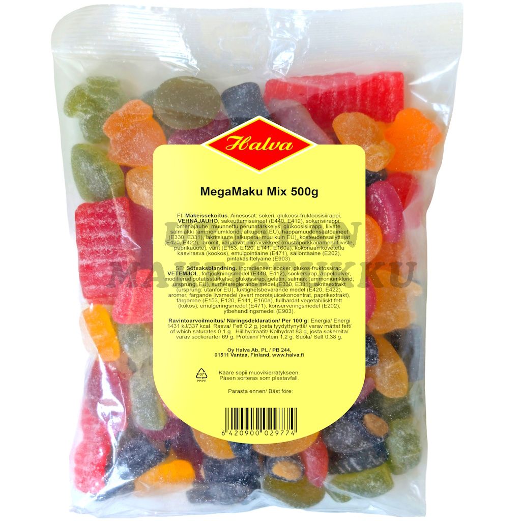 Halva MegaMaku Mix makeissekoitus 500g
