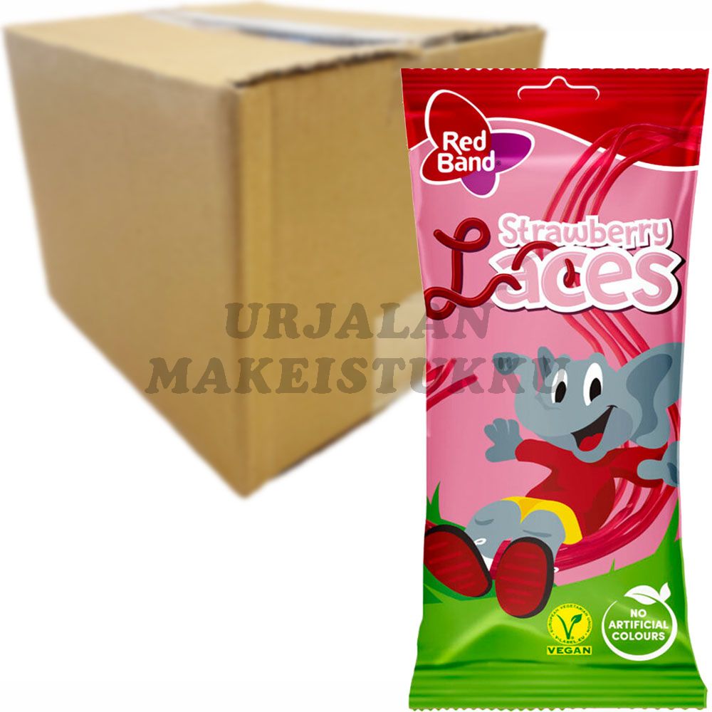 Red Band Snöre Mansikkanauha 100g x 24kpl