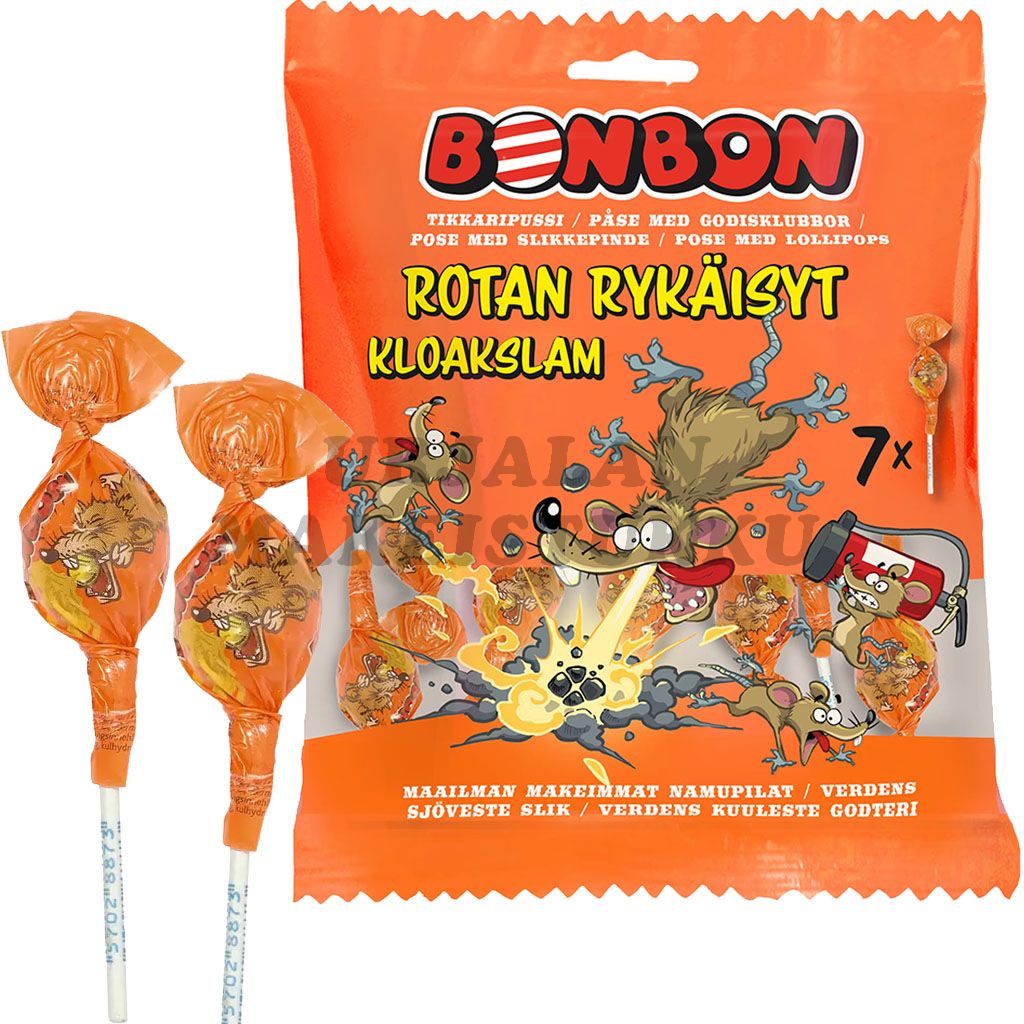 BonBon Rotan Rykäisyt tikkaripussi 7kpl