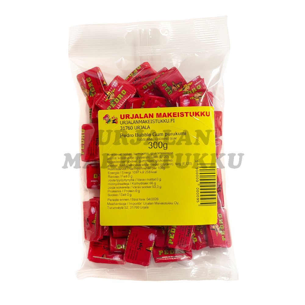 Pedro Bubble Gum purukumi 300g (II-laatu)