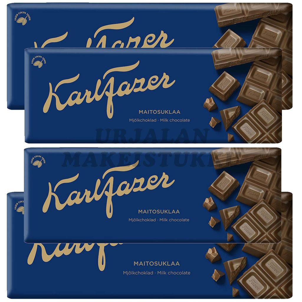 Karl Fazer Sininen maitosuklaalevy 180g x 4kpl