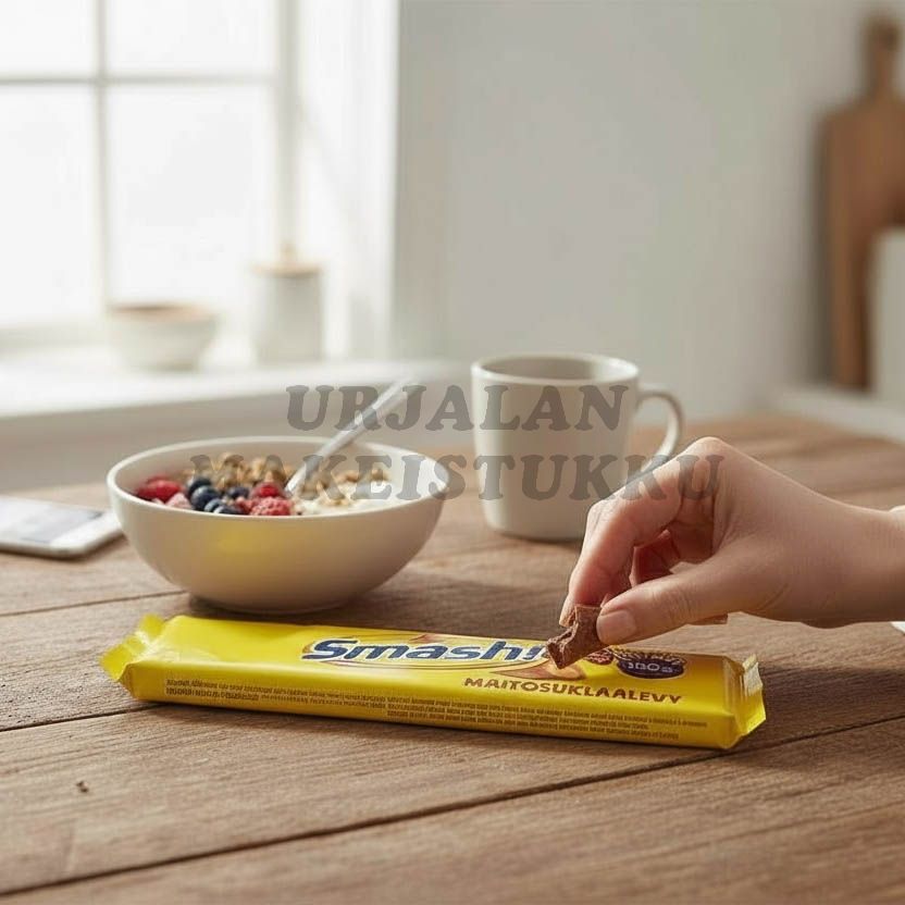 Nidar Smash! maitosuklaalevy 150g x 15kpl