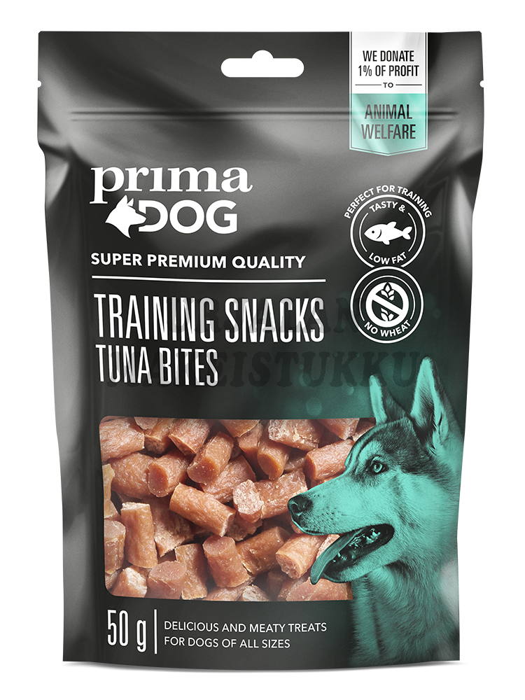 PrimaDog Training Snacks Tonnikalapala 50g