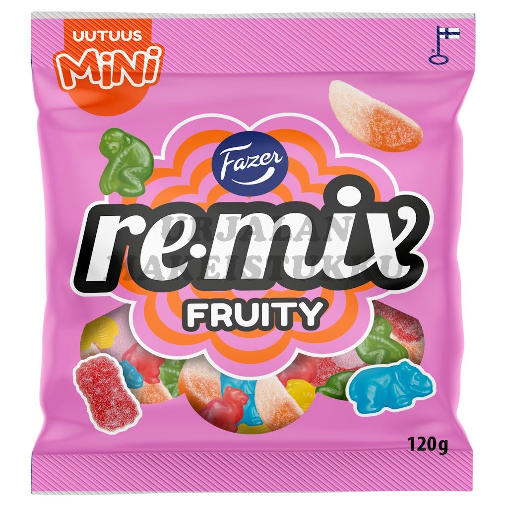 Fazer Remix Fruity karkkipussi 120g