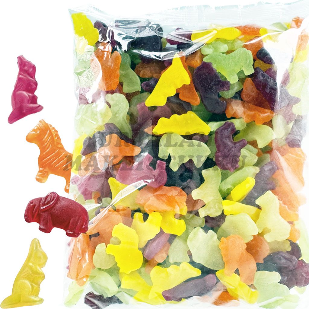 Van Slooten Fruit Animals Safari hedelmäkarkki 1kg