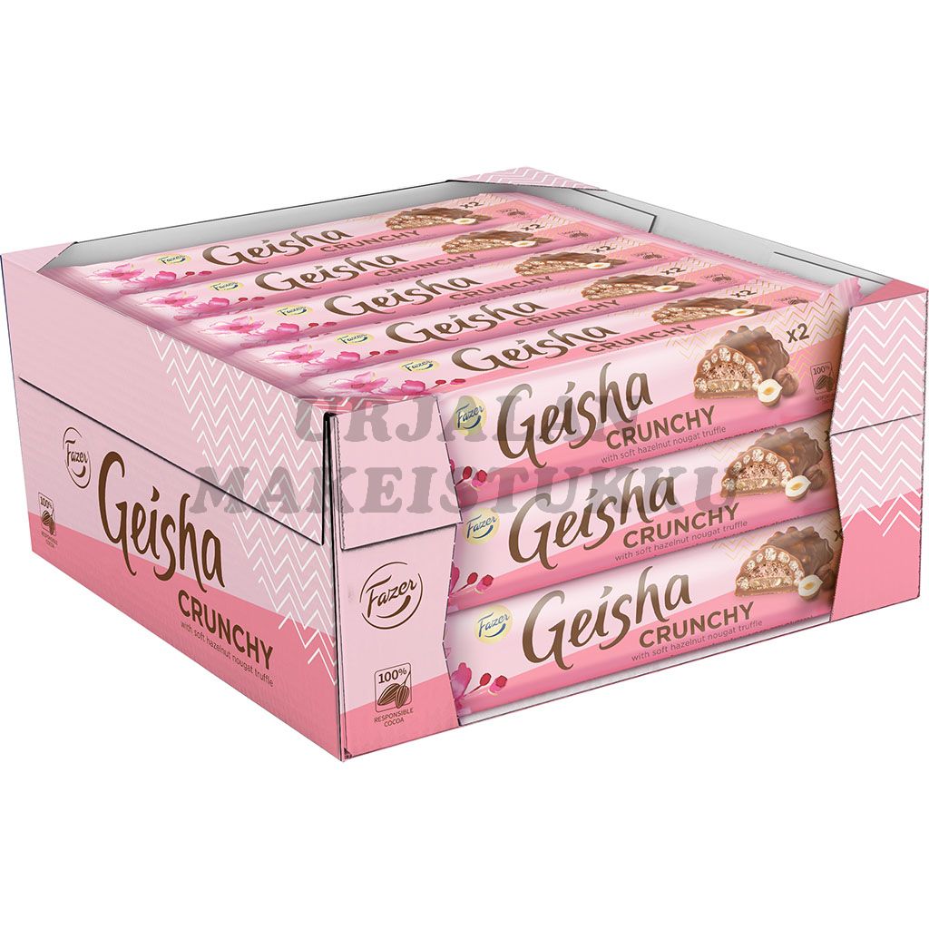 Fazer Geisha Crunchy suklaapatukka 50g x 20kpl