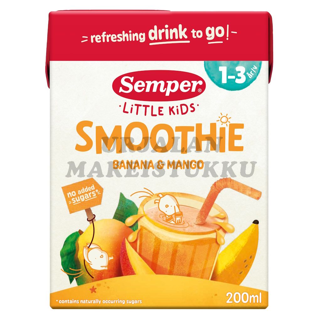 Semper Smoothie Banaani & mango 1-3v 200ml