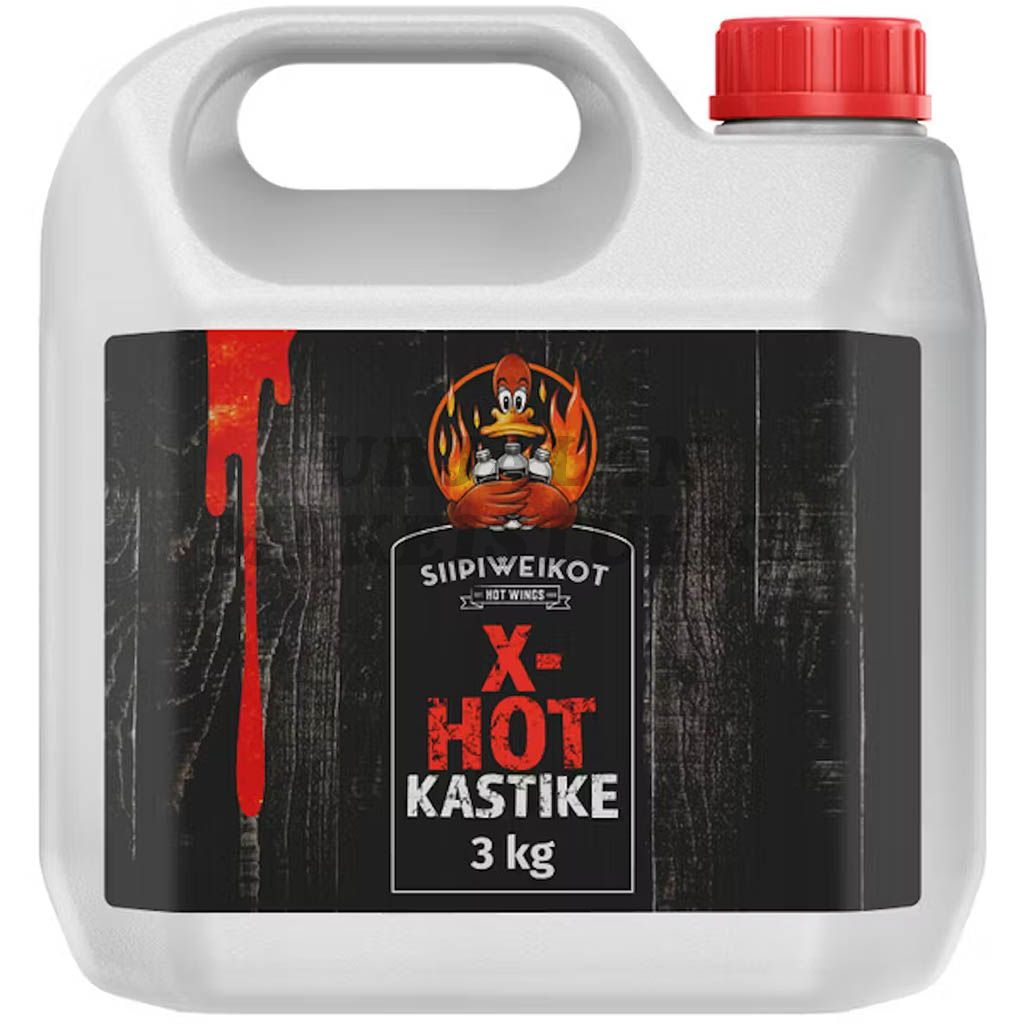 Siipiweikot Hot Wings X-Hot siipikastike 3 litraa