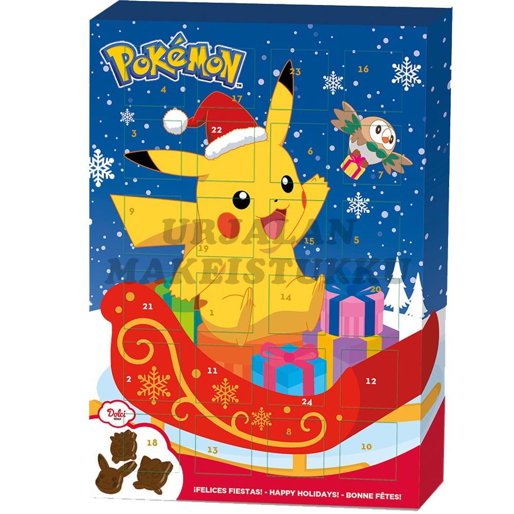 Pokemon suklaajoulukalenteri 280g