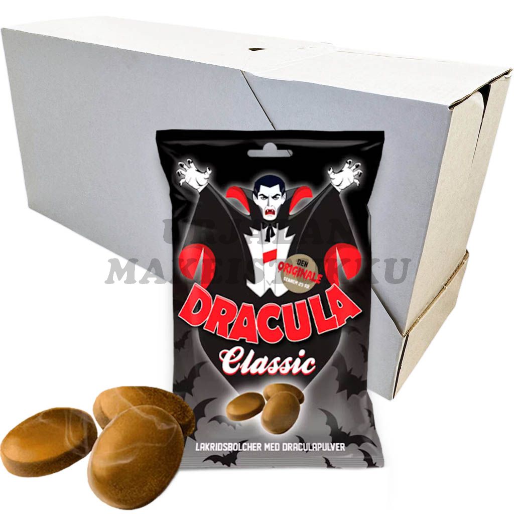 Dracula Classic salmiakki 90g x 18kpl
