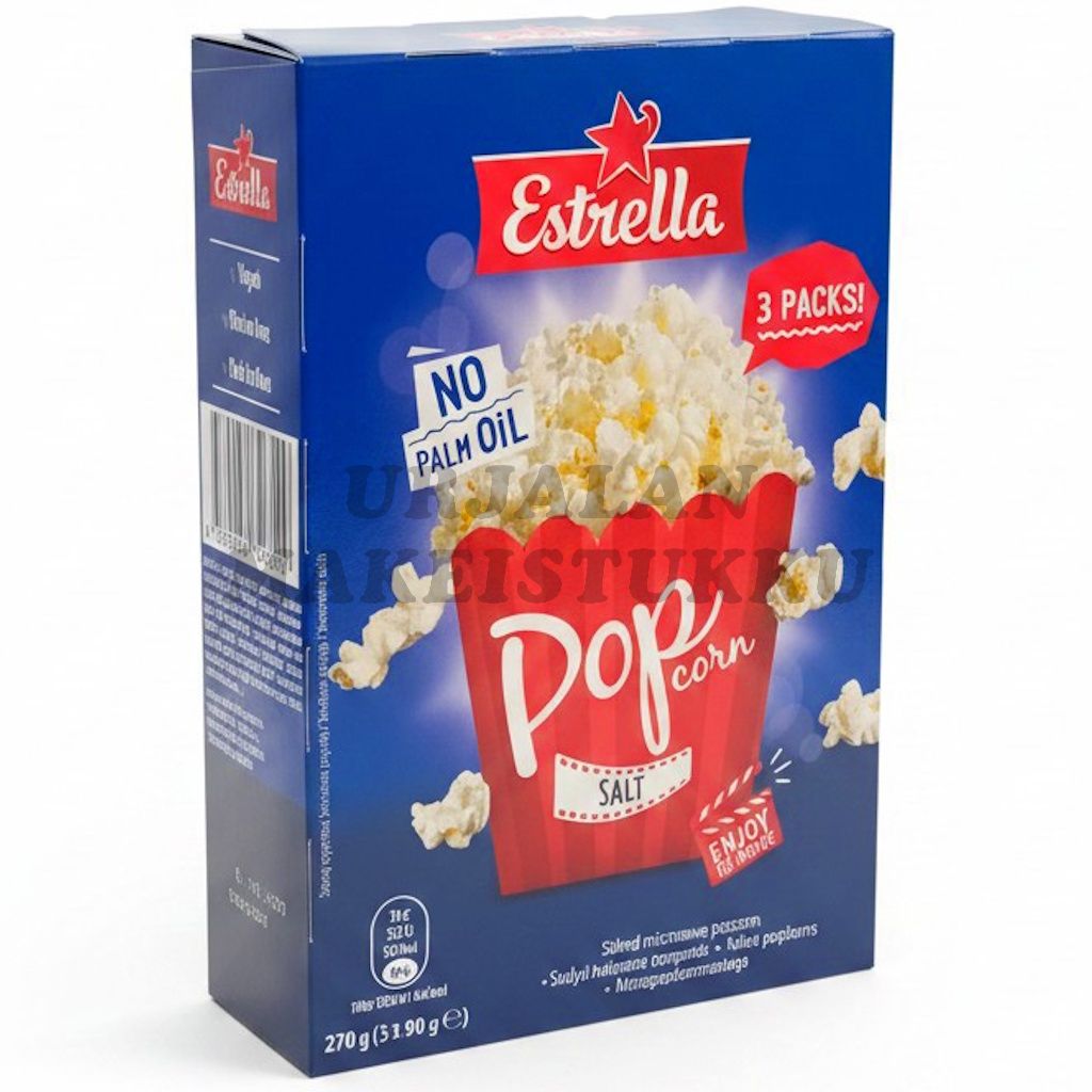 Estrella Micropopcorn 3-pack suolattu 270g