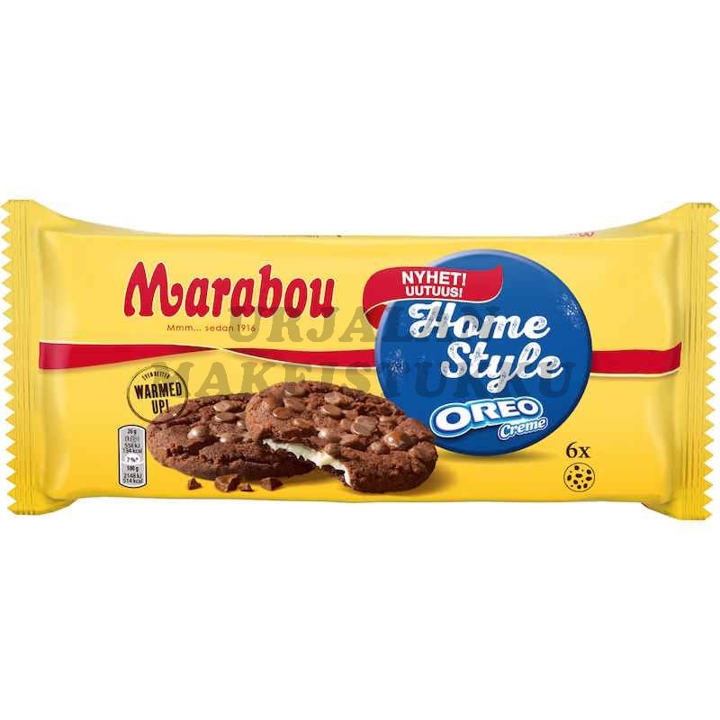 Marabou Homestyle Cookies Oreo Creme 156g