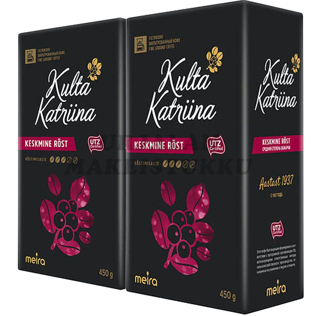 Meira Kulta Katriina tumma paahto suodatinkahvi 450g x 2kpl