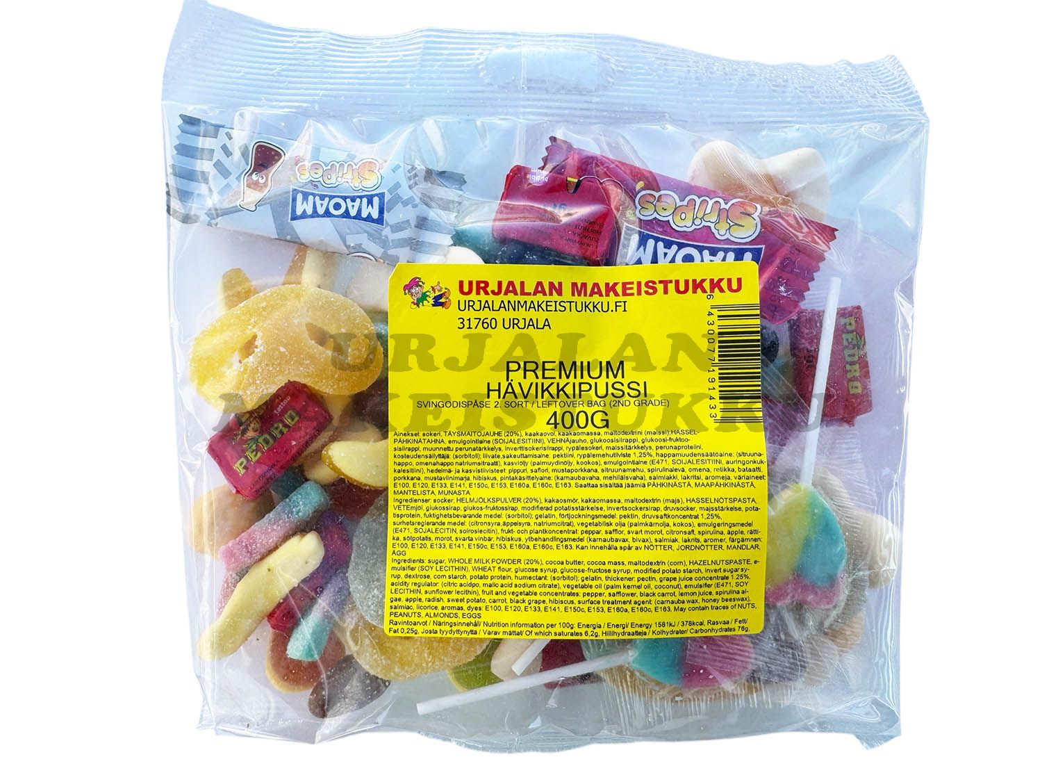 Premium Hävikkipussi 400g (II-laatu)