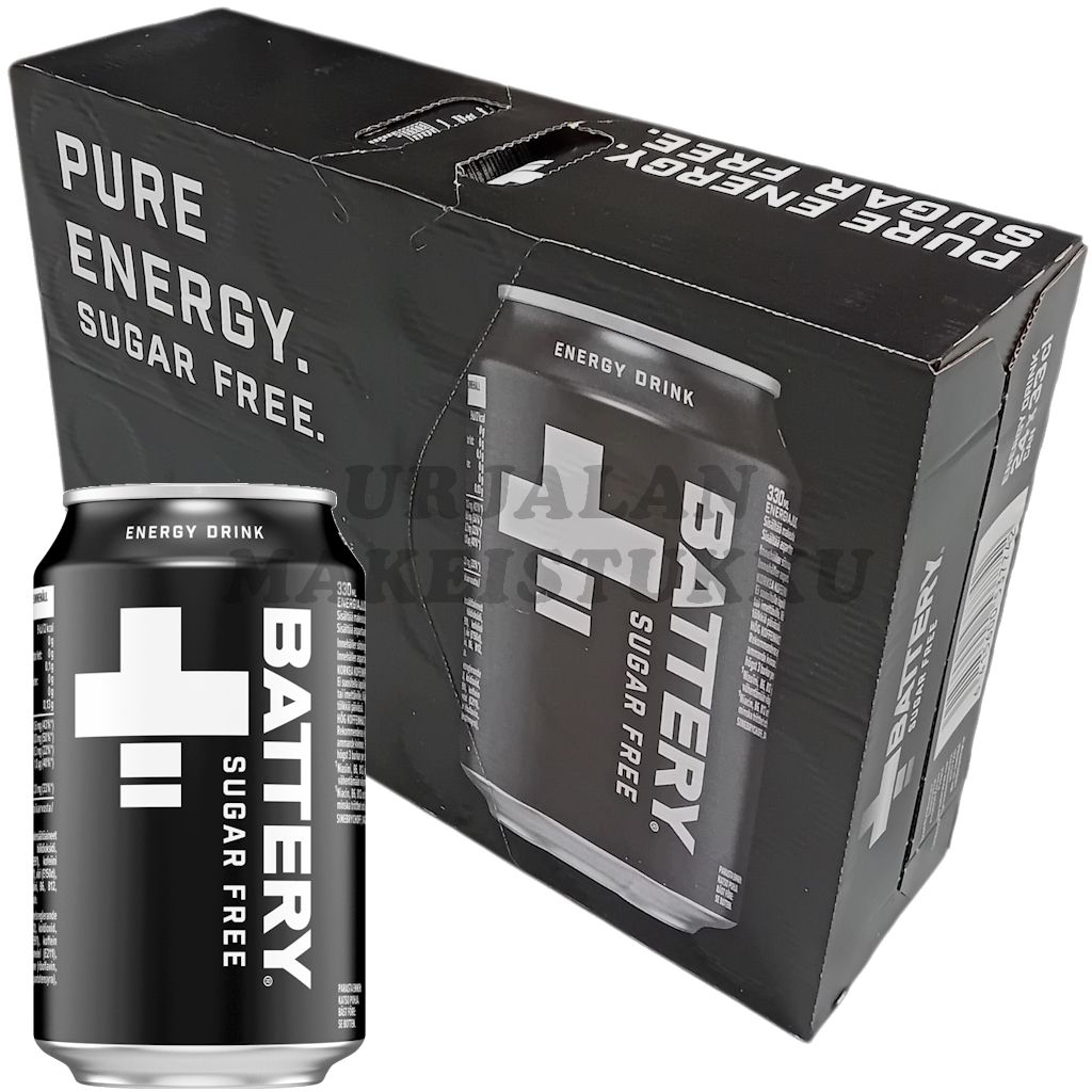 Battery No Calories energiajuoma 330ml x 24-pack