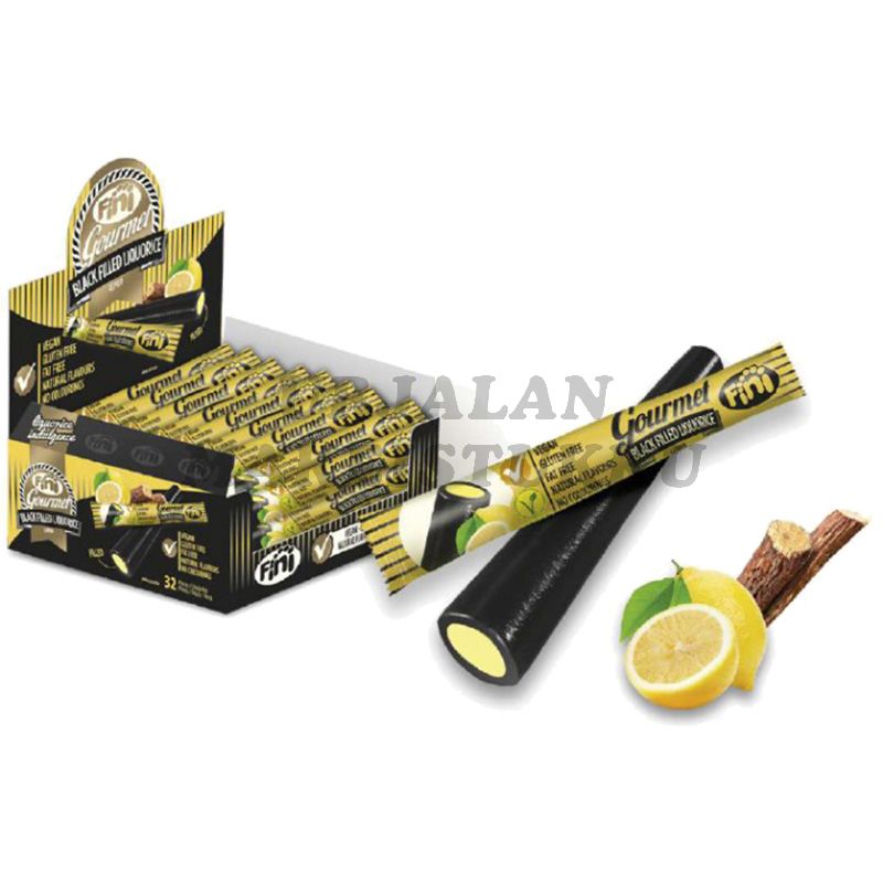 Fini Gourmet Lemon lakritsipatukka 32g x 32kpl