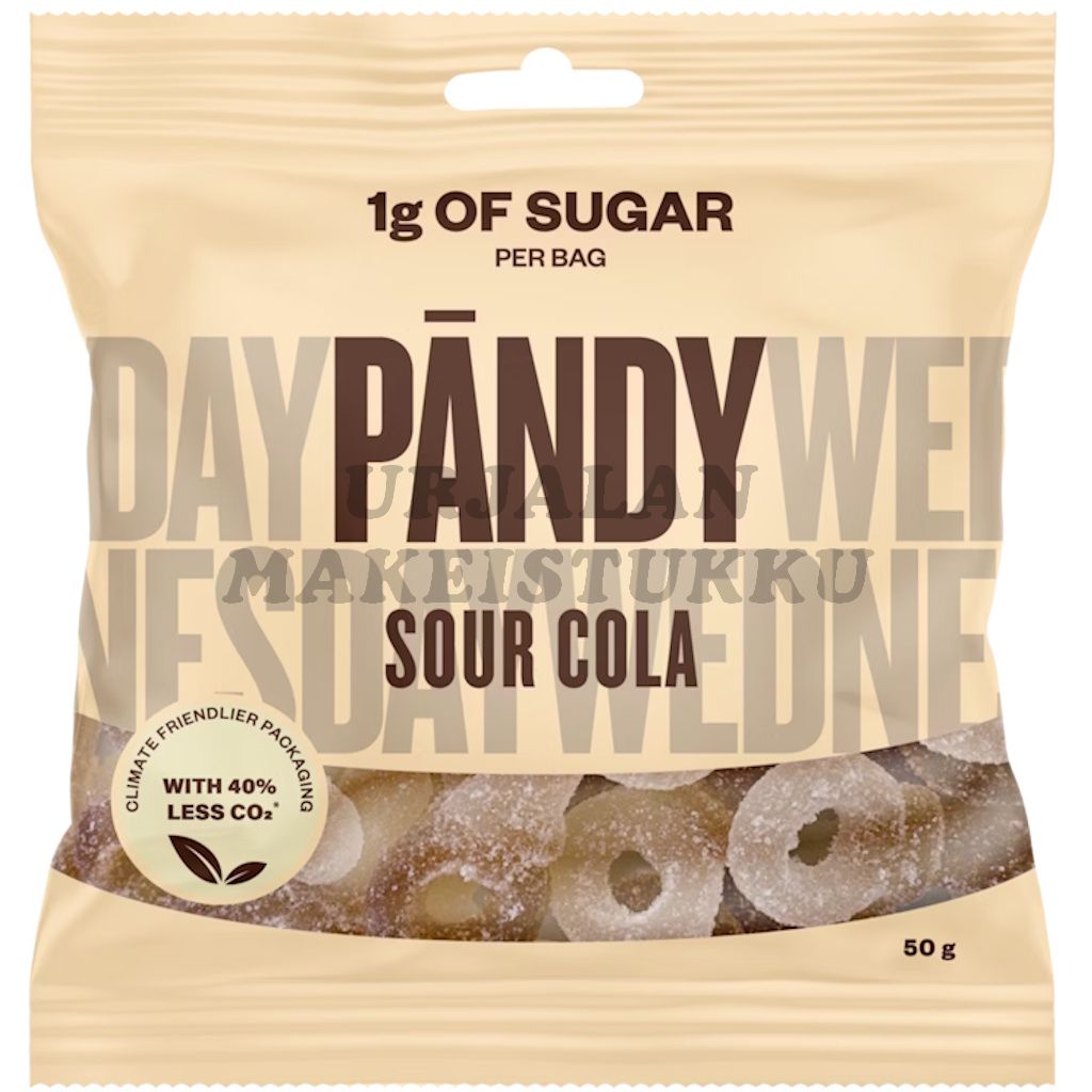 Pändy Sour Cola makeispussi 50g