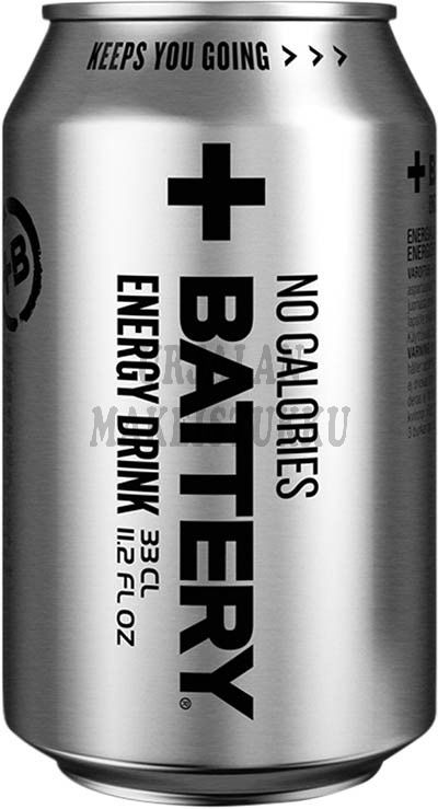 Battery Sugar Free energiajuoma 330ml x 24-pack