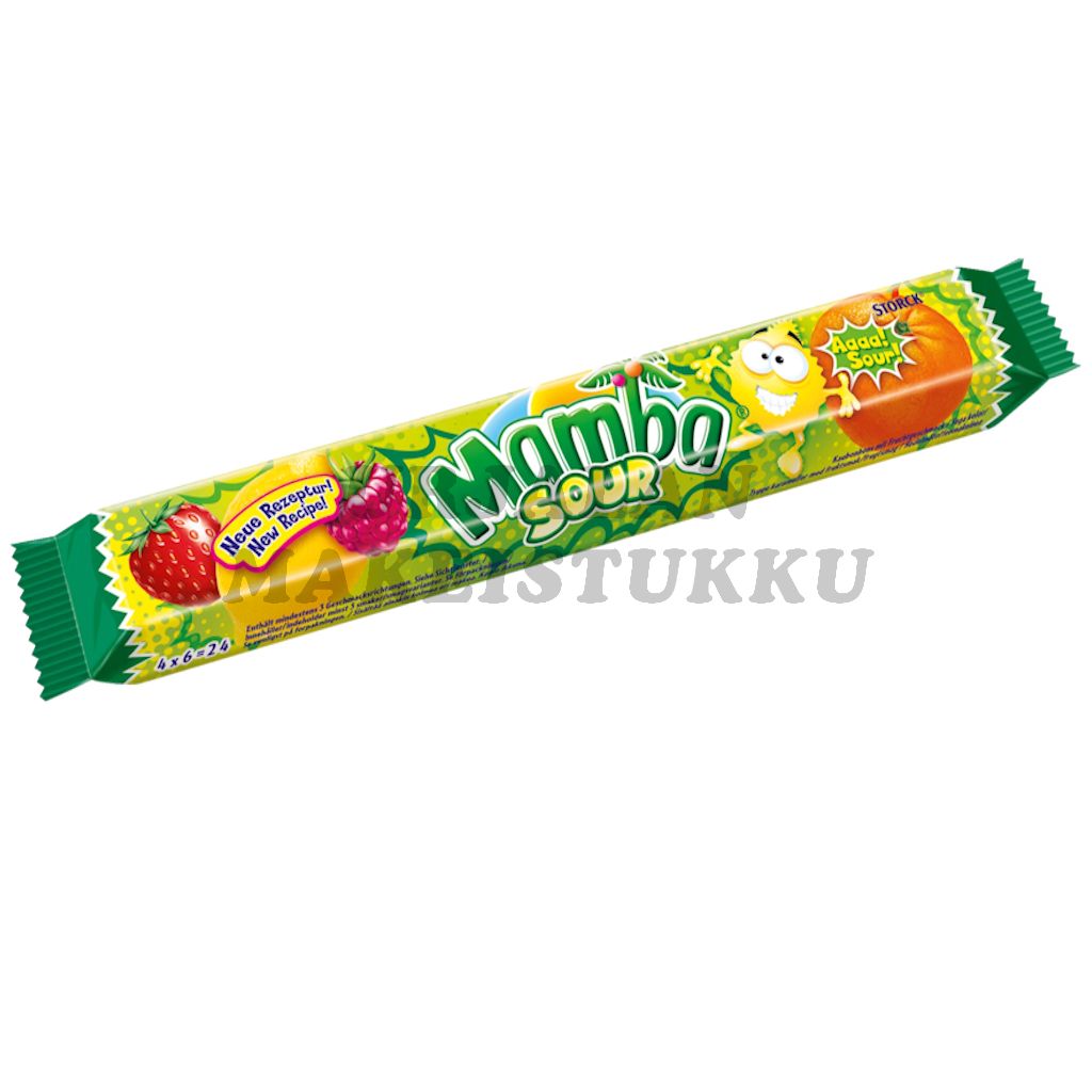 Mamba Sour hedelmätoffee 106g