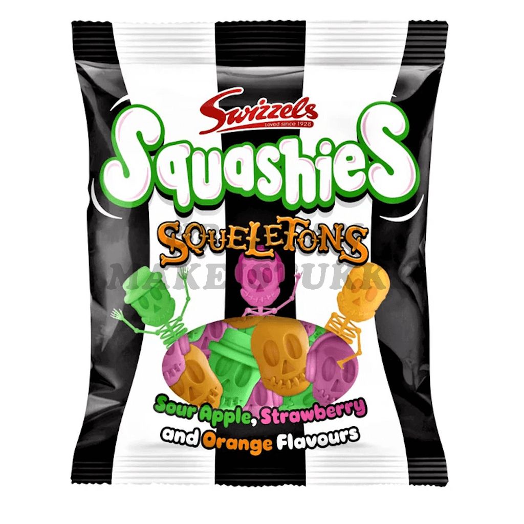 Squashies Squeletons vaahtokallot 120g