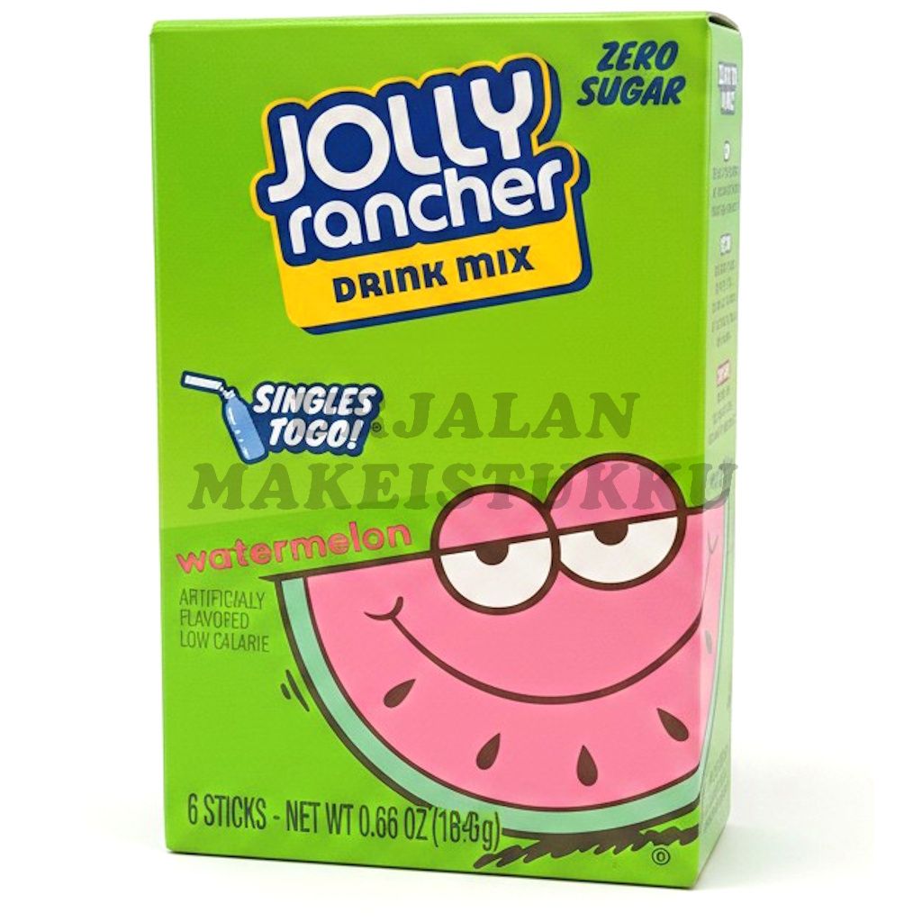 Jolly Rancher Watermelon juomajauhe 3,13g x 6-pack