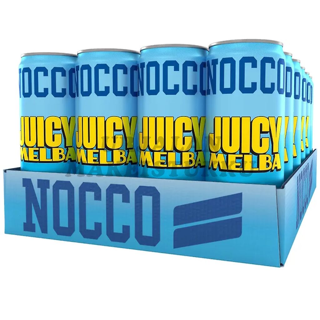 Nocco BCAA Juicy Melba energiajuoma 330ml x 24kpl
