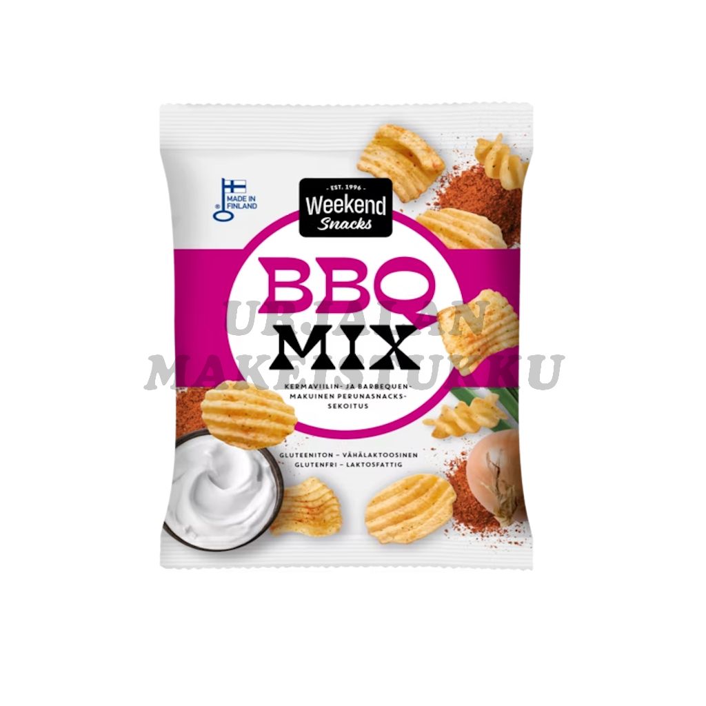 Weekend Snacks BBQ Mix perunasnacks 35g