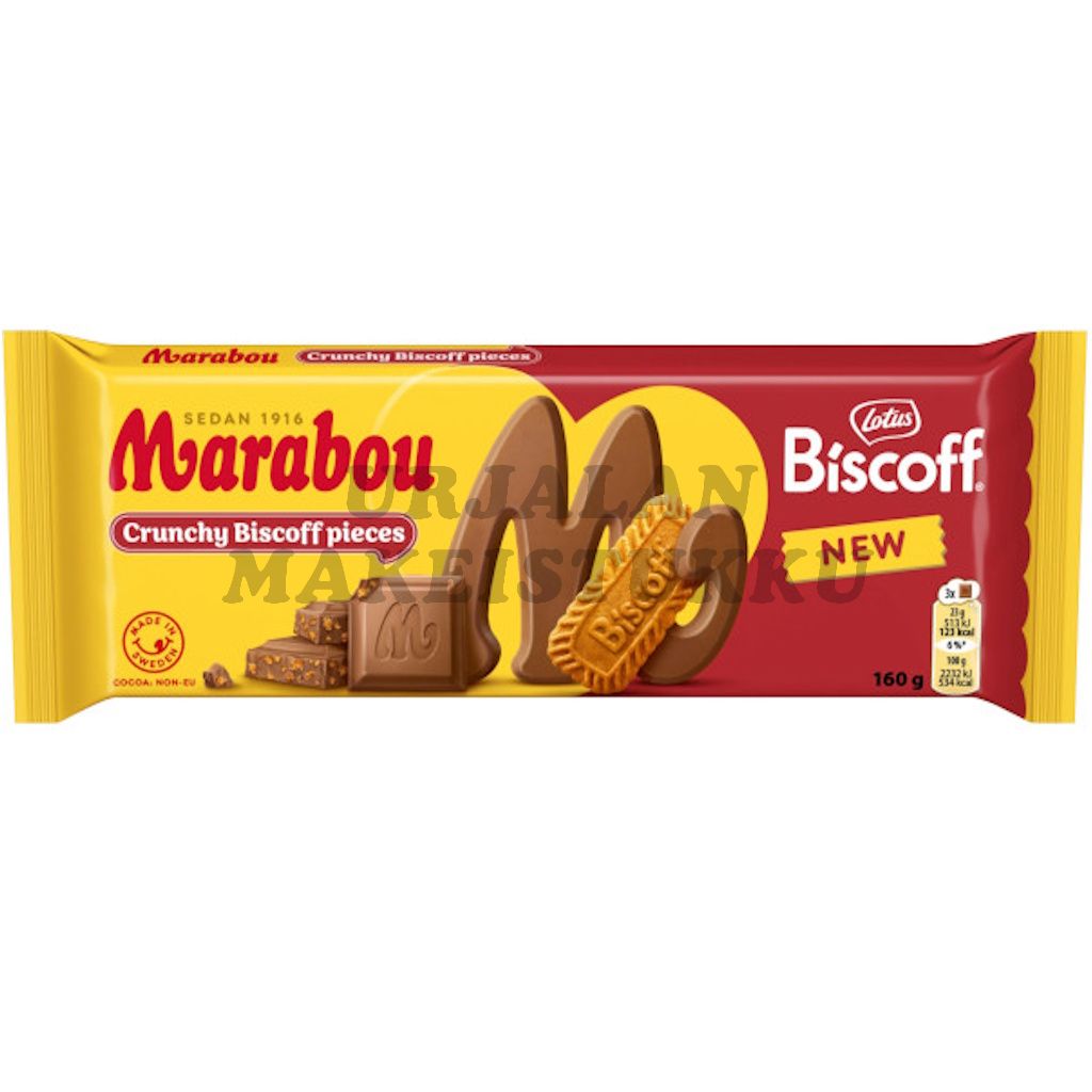 Marabou Biscoff suklaalevy 160g