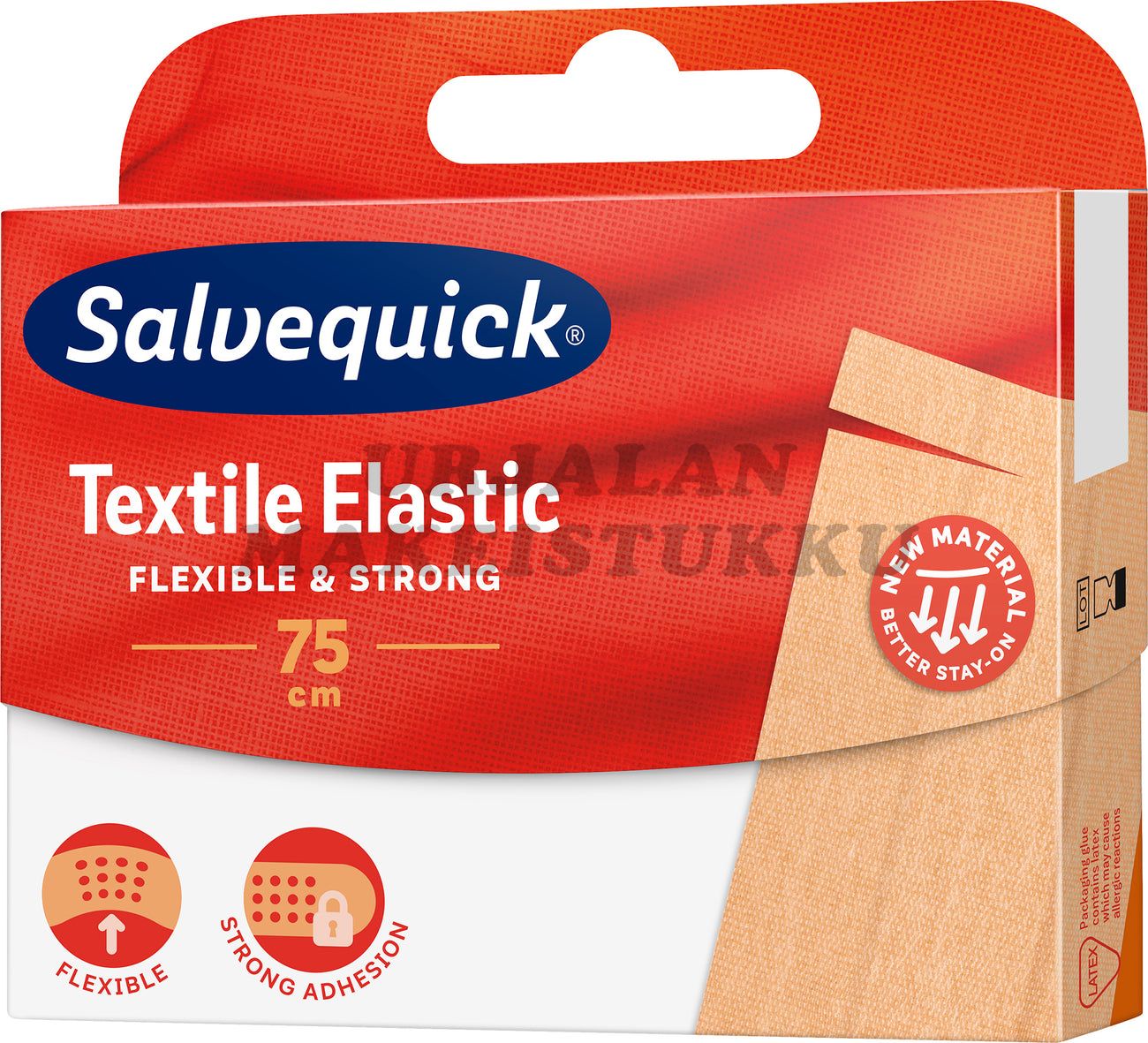 Salvequick Textile Elastic leikattava laastari 75 cm