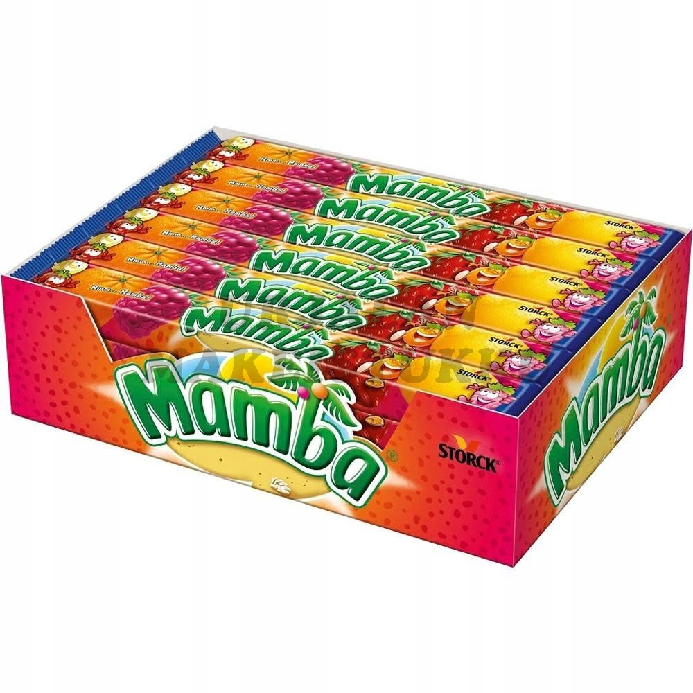 Mamba Fruit hedelmätoffee 24 kpl