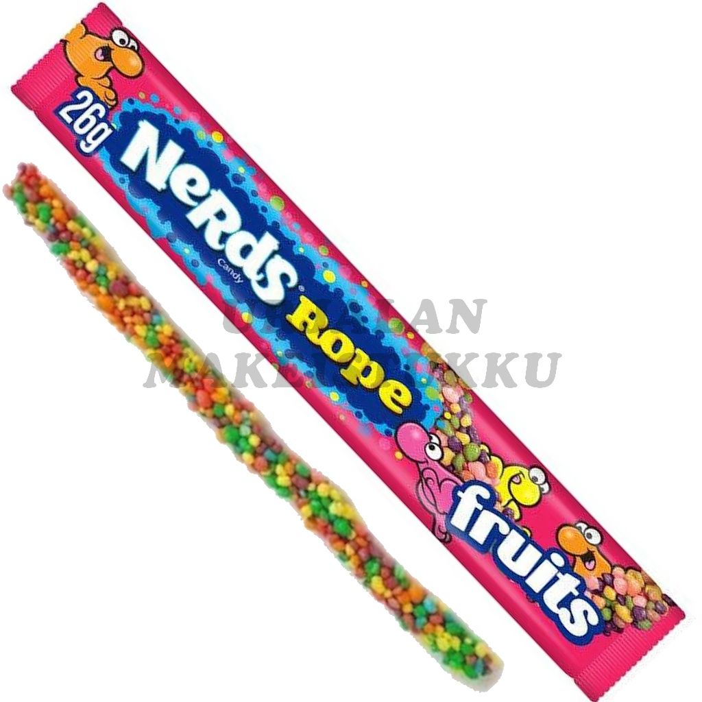 Nerds Fruits Rope makeisnauha 26g