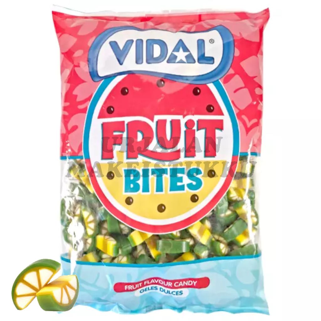 Vidal Hedelmä karkkipalat Lemon Lime 1,5kg