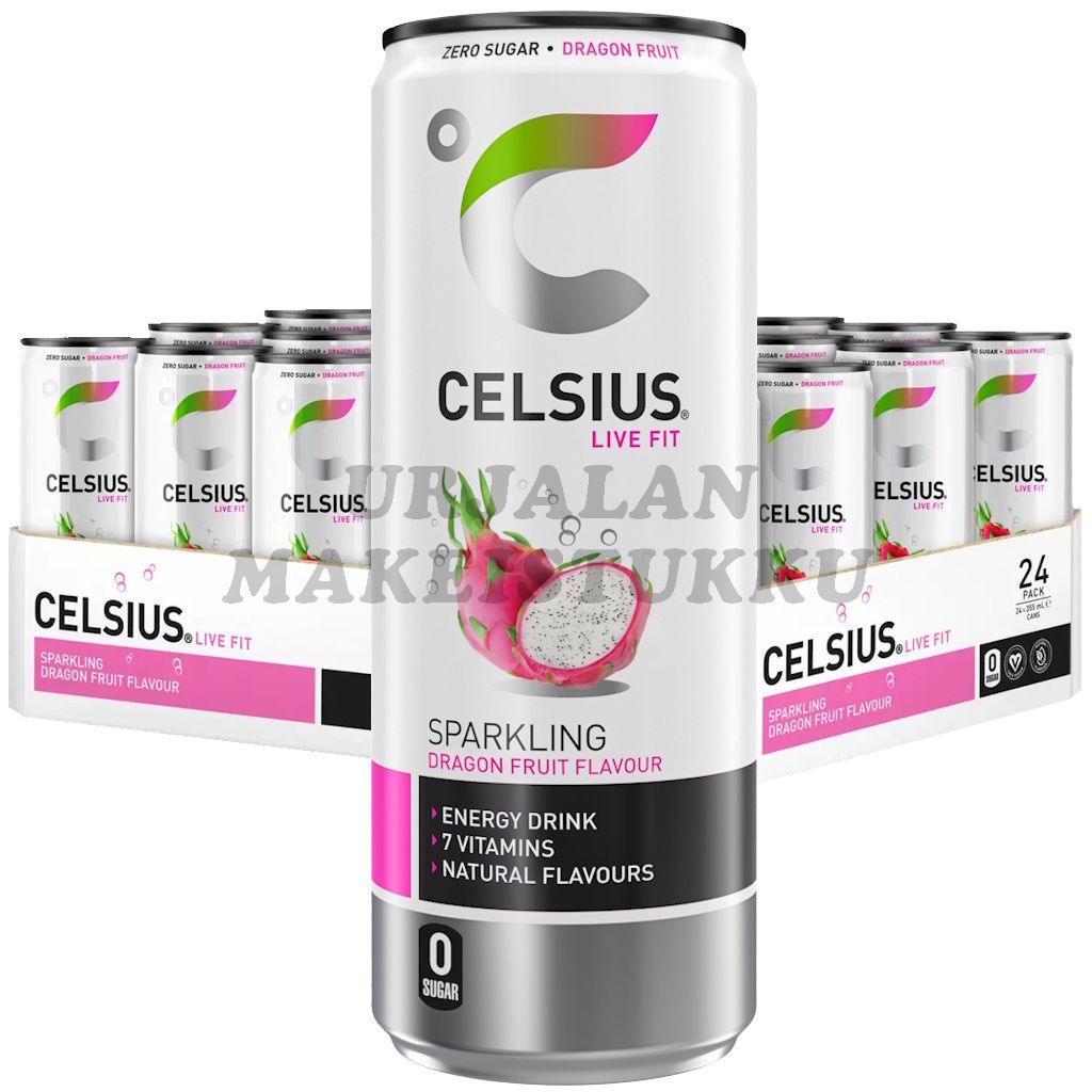 Celsius Dragon Fruit energiajuoma 355ml x 24kpl