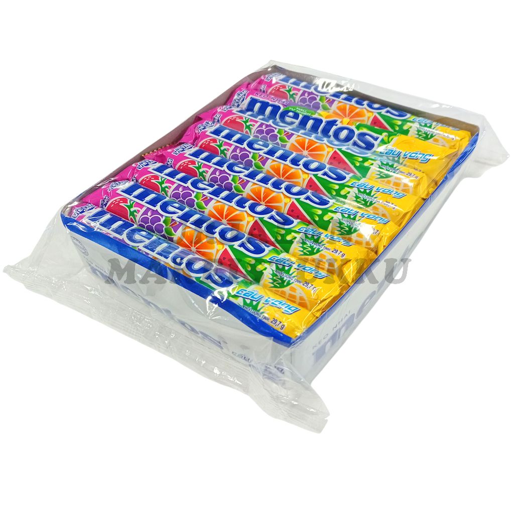 Mentos Rainbow hedelmäpastilli 29,7g x 16kpl