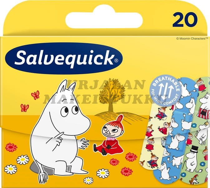 Salvequick Muumi lastenlaastari 3 kokoa 20kpl