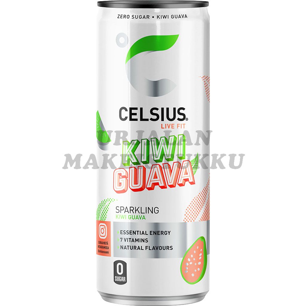 Celsius Kiwi Guava energiajuoma 355ml