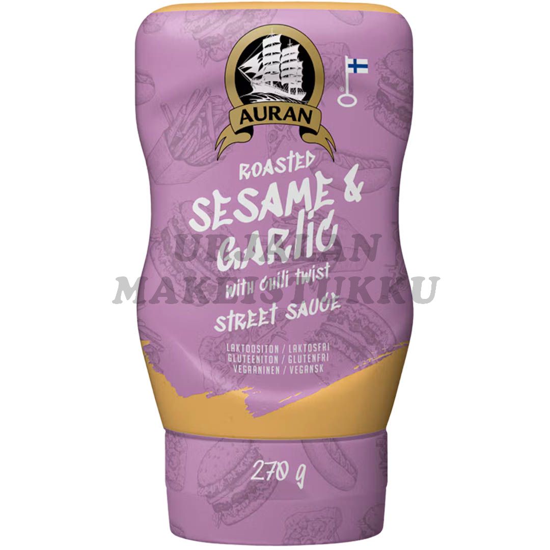 Auran Roasted Sesame & Garlic Street kastike 270g