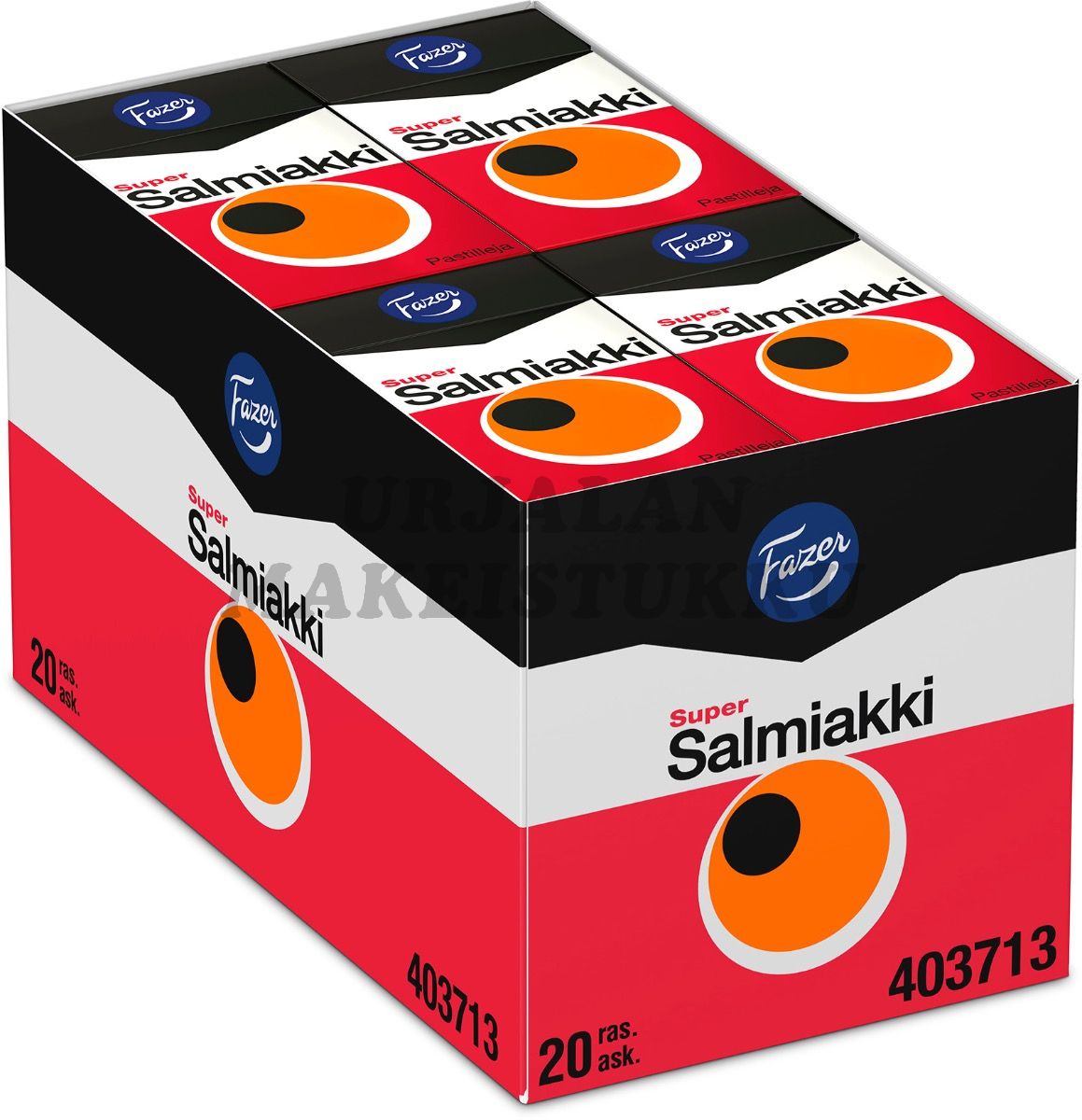 Fazer Super Salmiakki 38g x 20kpl