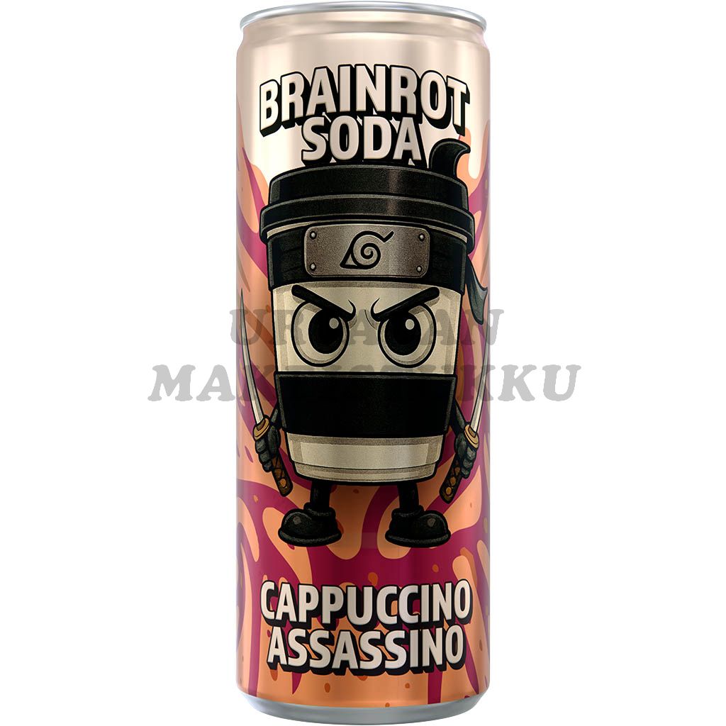 Brainrot Soda Cappuccino virvoitusjuoma 250ml