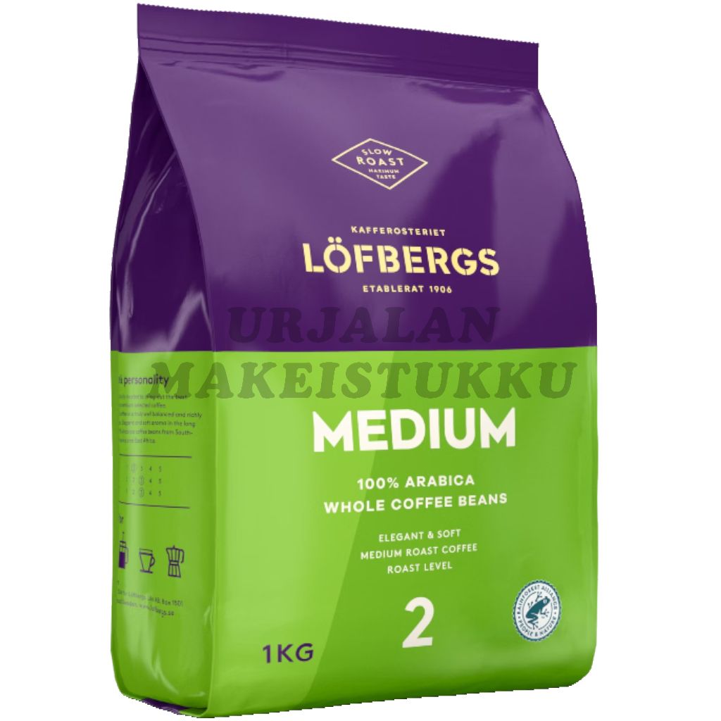 Löfbergs Medium Roast papukahvi 1kg