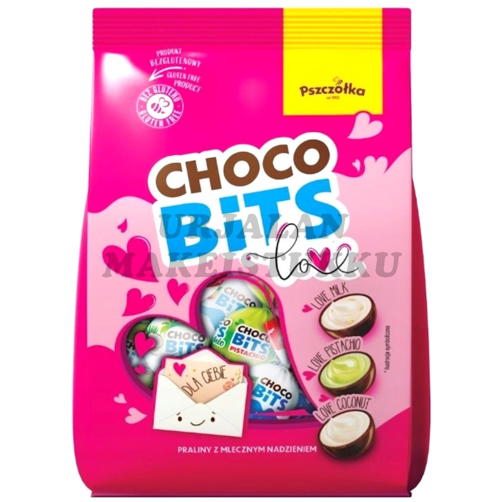 Choco Bits Love suklaakonvehti 174g